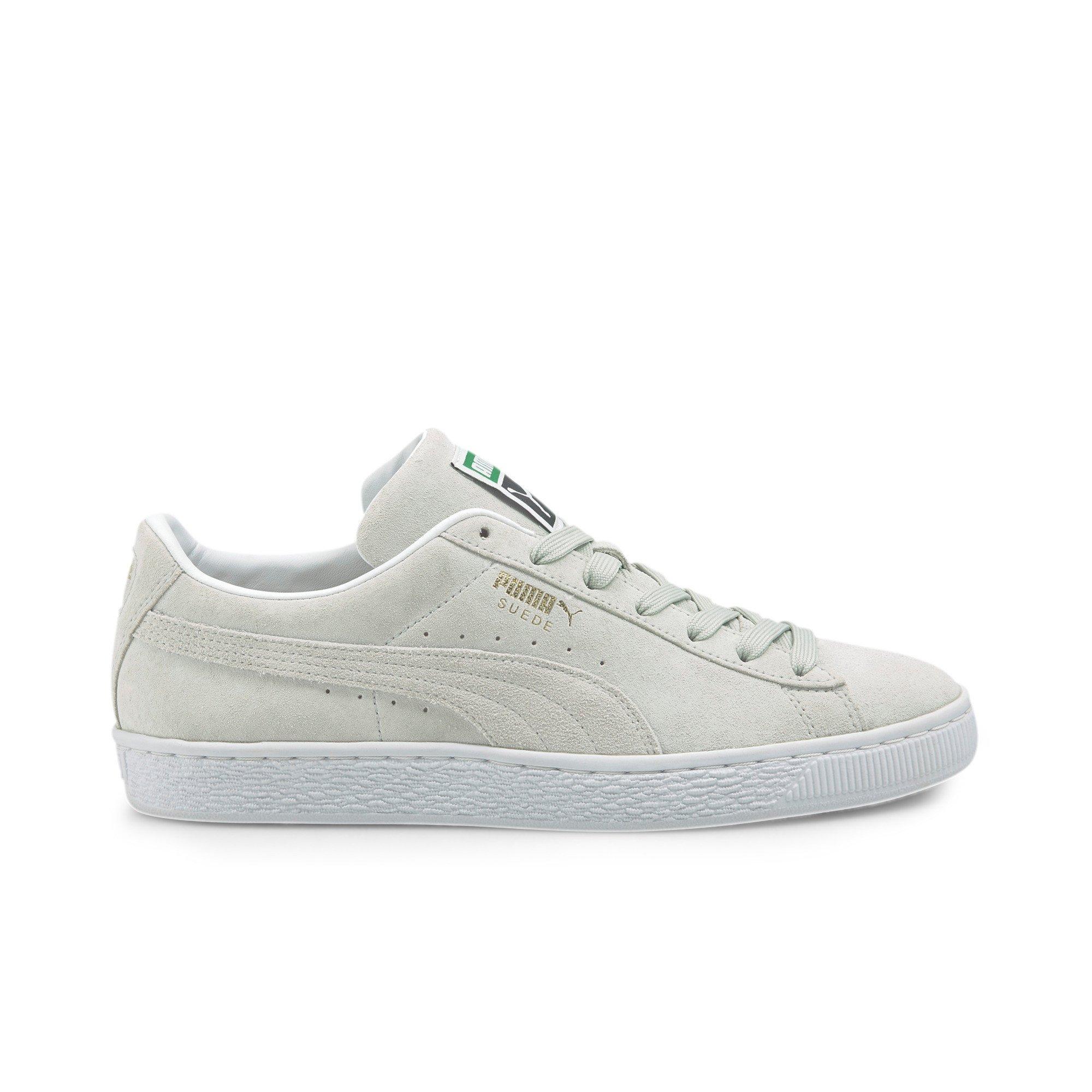 Puma suede clearance grey white